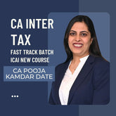 CA Inter Taxation | Exam Oriented Batch By CA Pooja Kamdar Date - For Jan 26 Exams